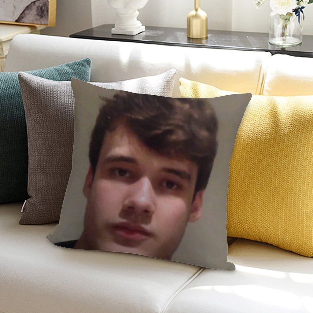Wilbur Soot Soft Luxury Feel Throw Pillow