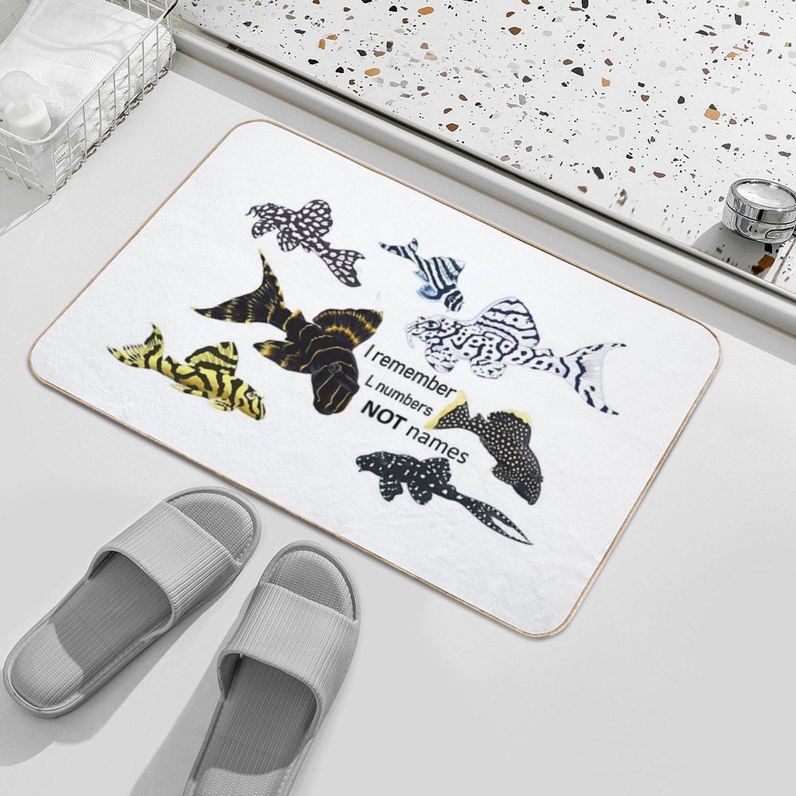 Pleco Collage Truth  Versatile Bath Mat
