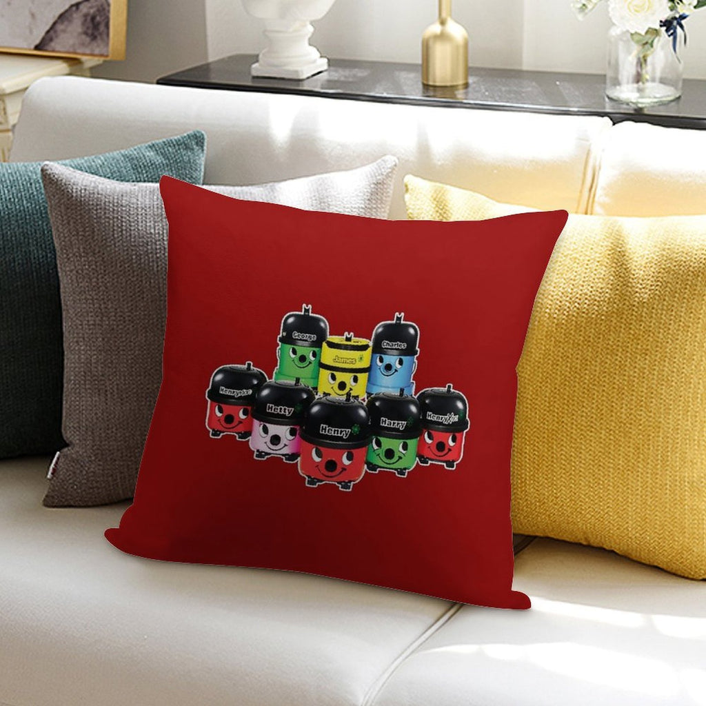 Henry Hoover And Friends Soft Fade-Resistant Throw Pillow