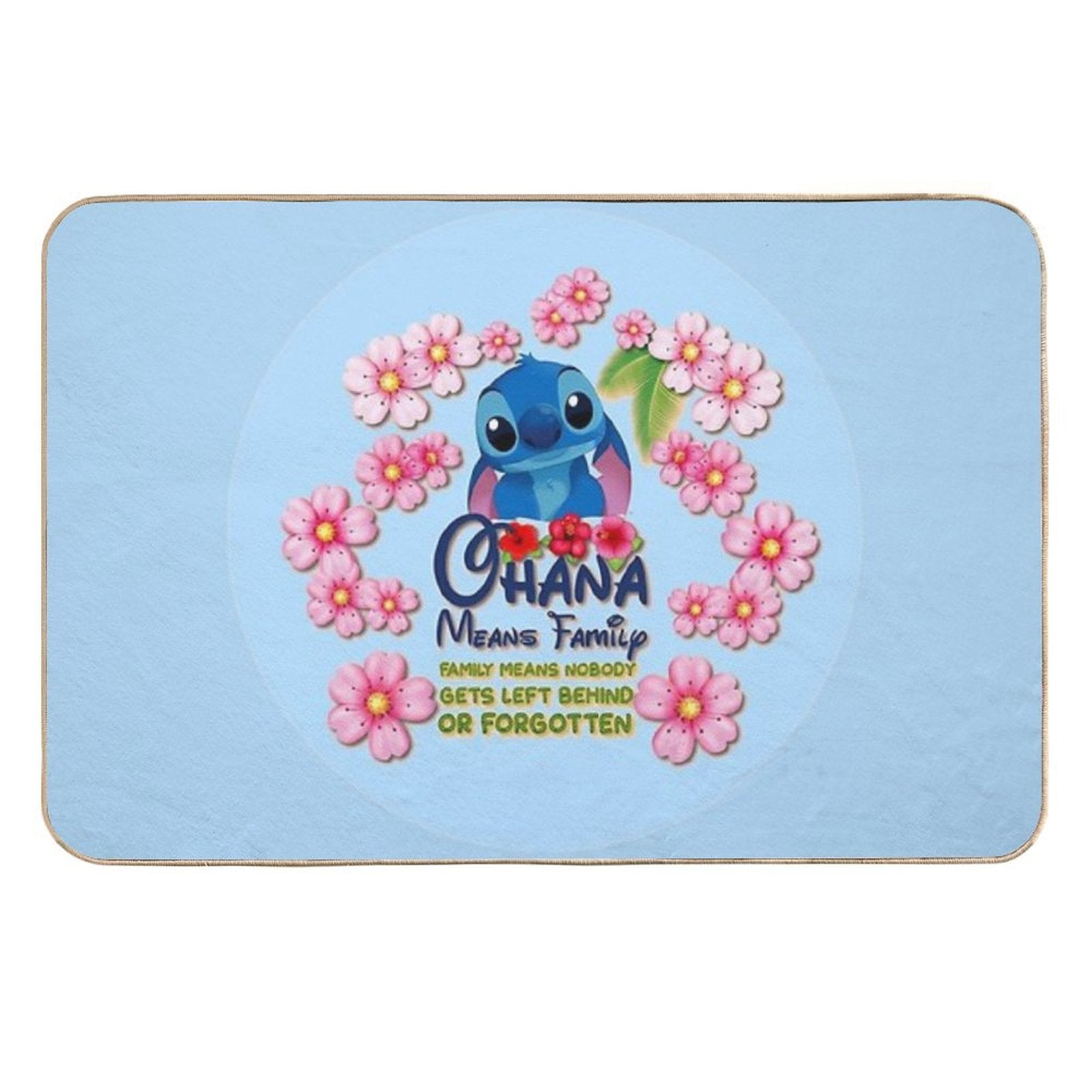 Ohana Stitch  Easy Maintenance Bath Mat