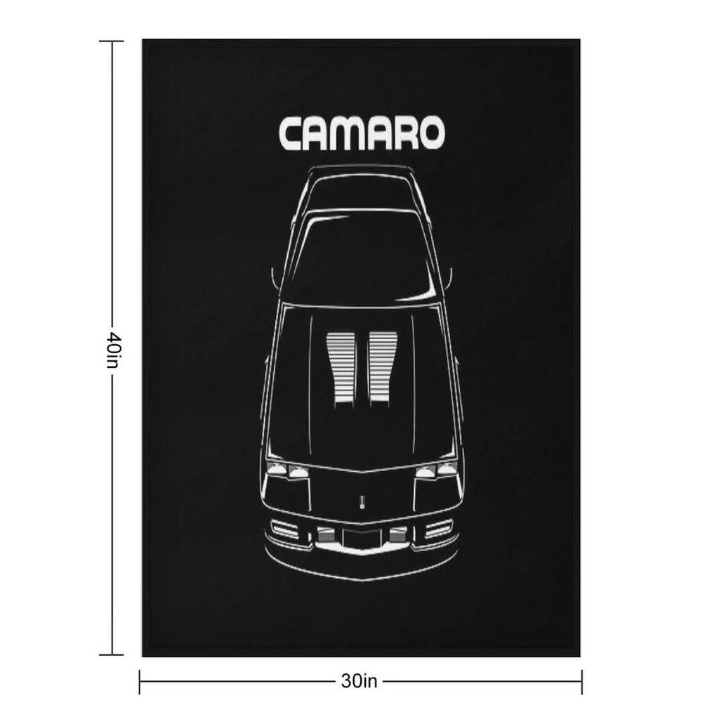 Chevrolet Camaro 3rd Gen 1982-1992 Travel-friendly Throw Blanket