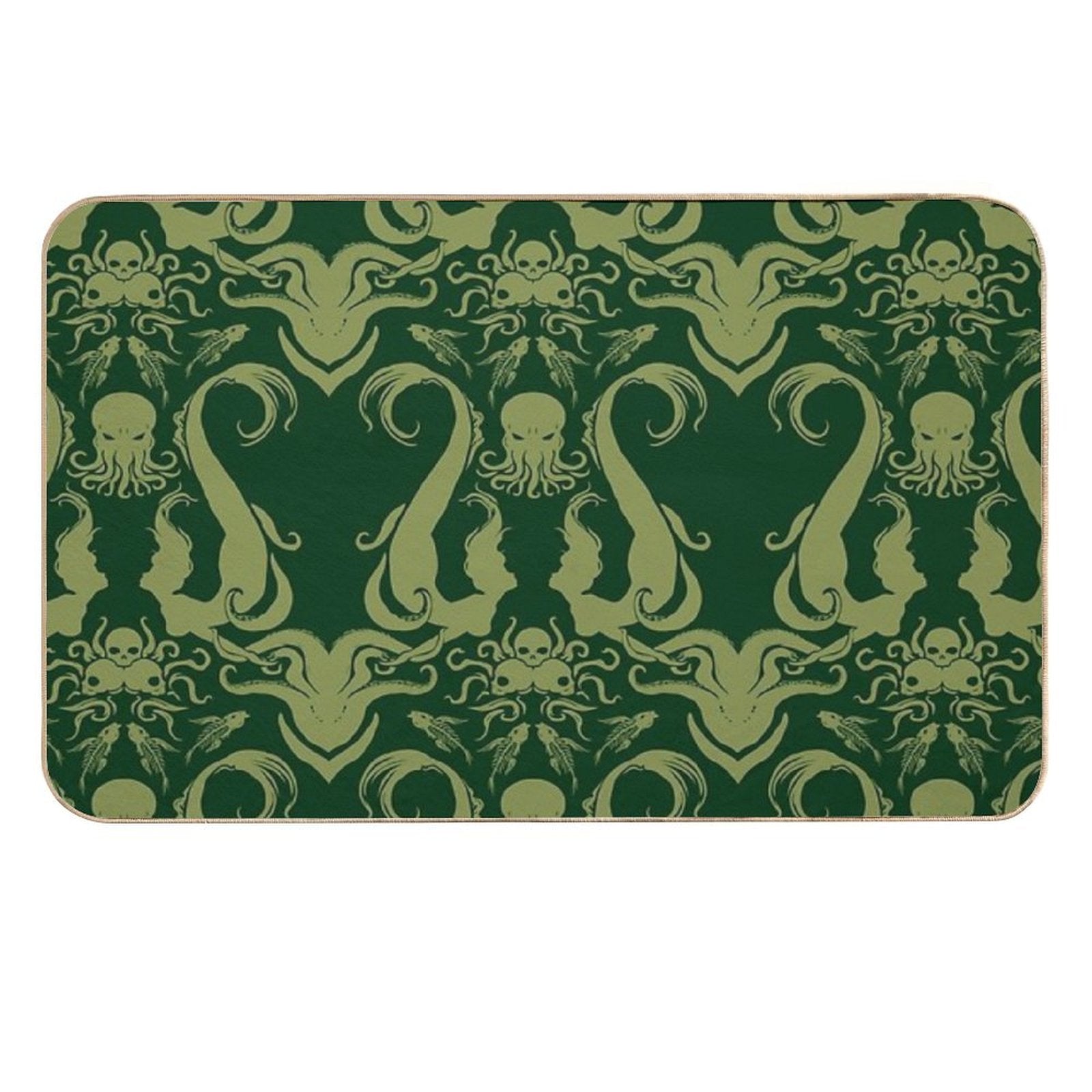 Cthulhu & The Mermaids  High-Traffic Bath Mat
