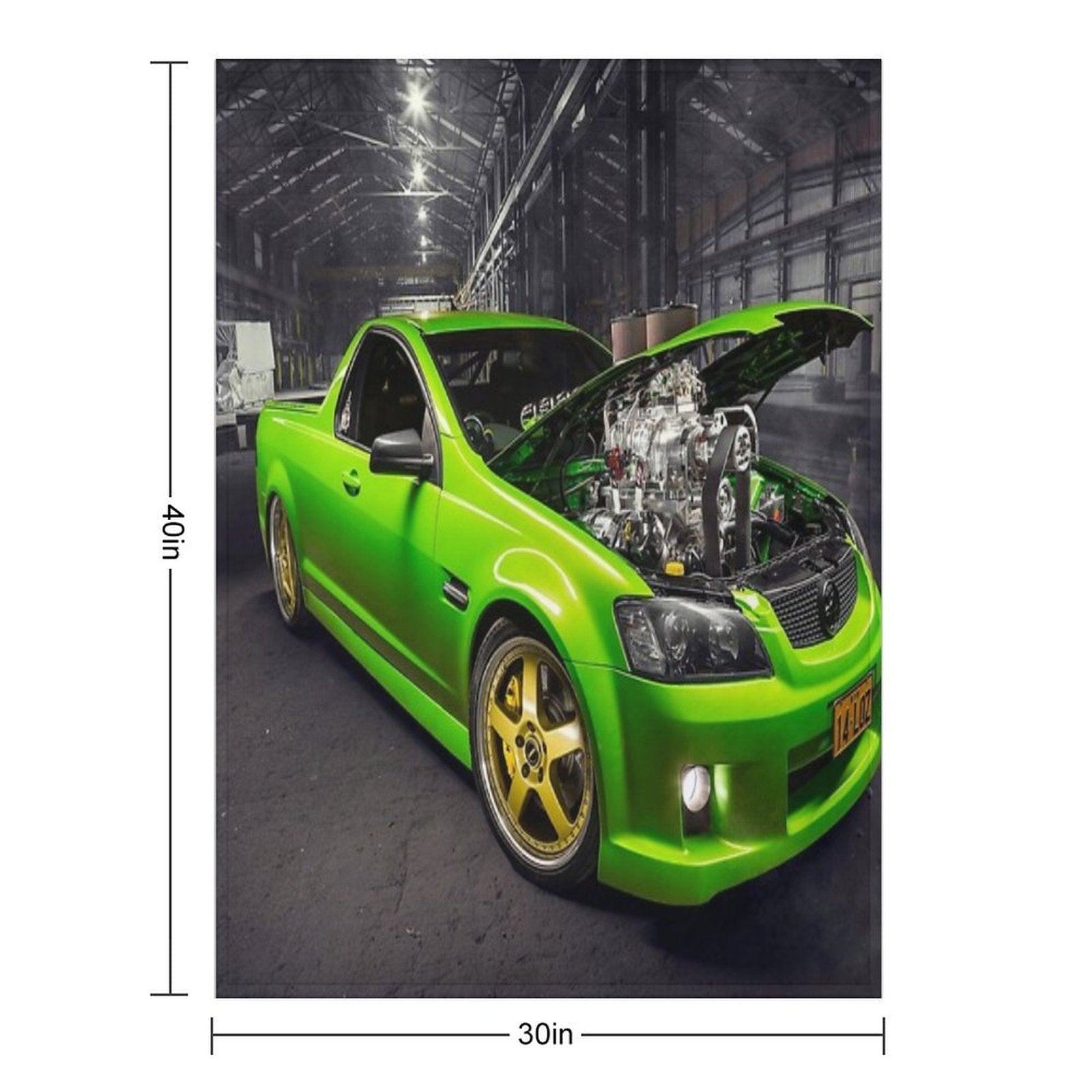 Dustin Goldsmith's Holden VE Commodore Wrinkle-free Throw Blanket