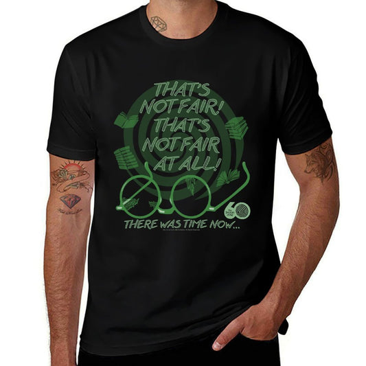 The Twilight Zone 60th Anniversary There Was Time Now Text  Slim-fit Cut T-Shirt
