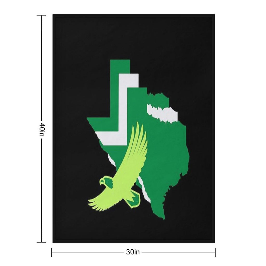 Texas Border, Mean Green Durable Throw Blanket