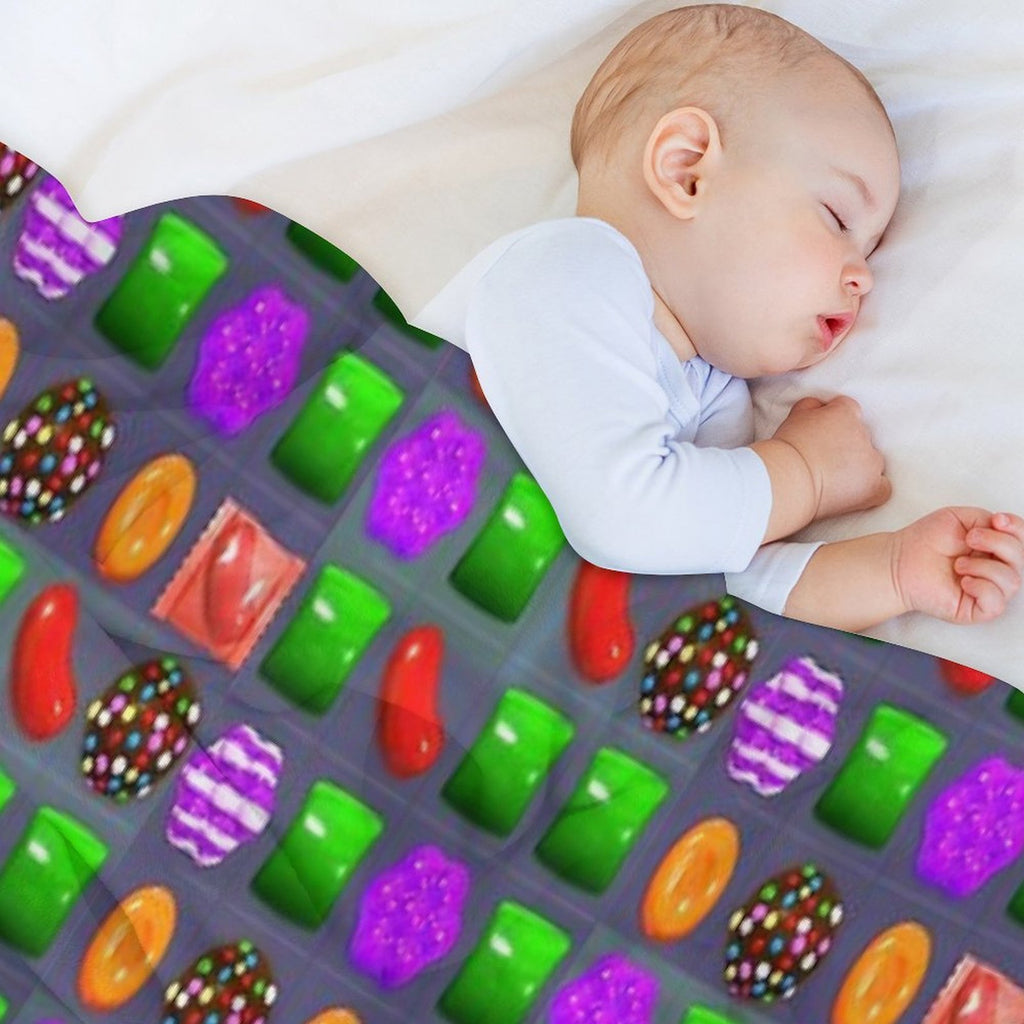 Candy Combo Candy Crush Comfort Throw Blanket