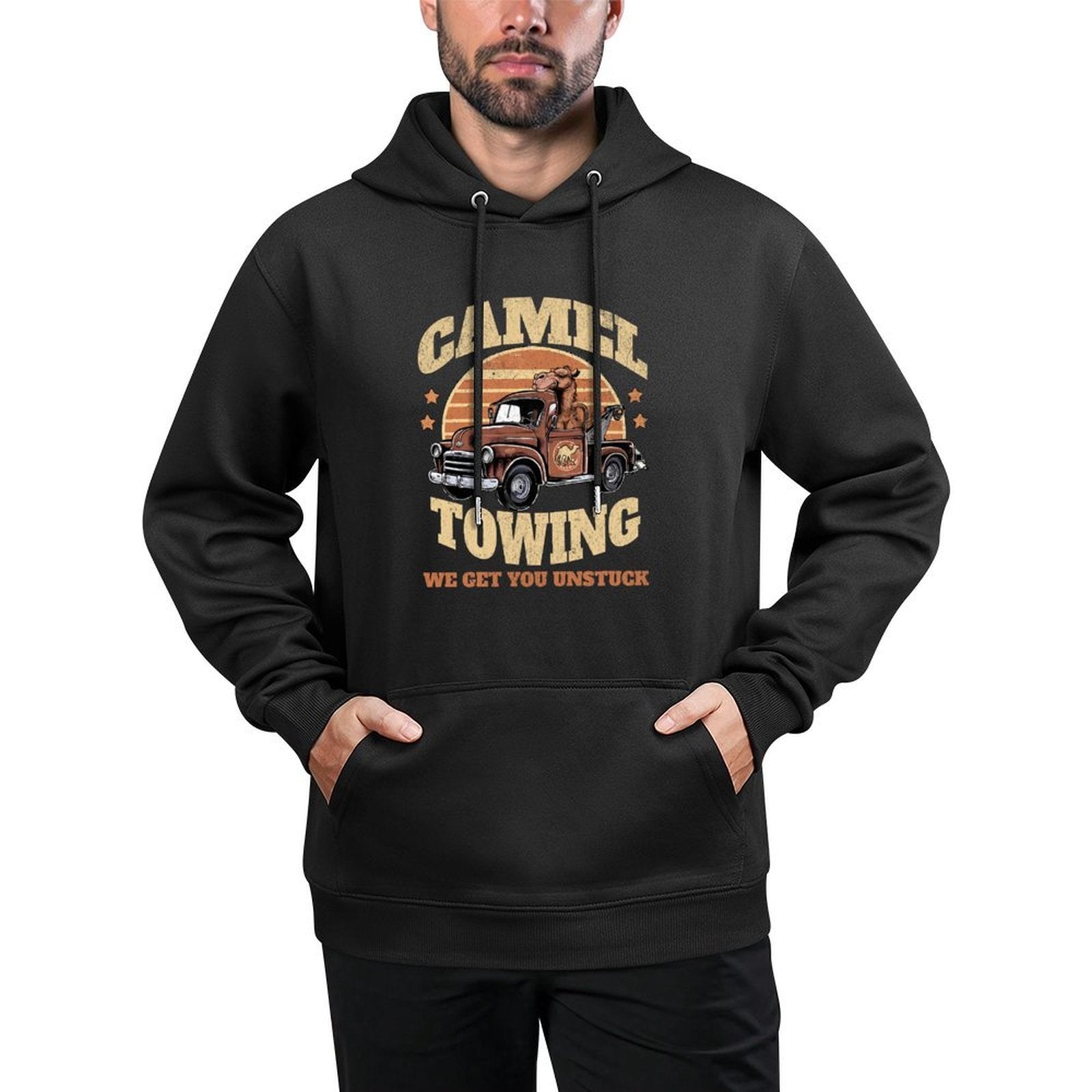 Camel Towing Inappropriate Humor Adult Humor Camel Towing Easy Care Hoodie