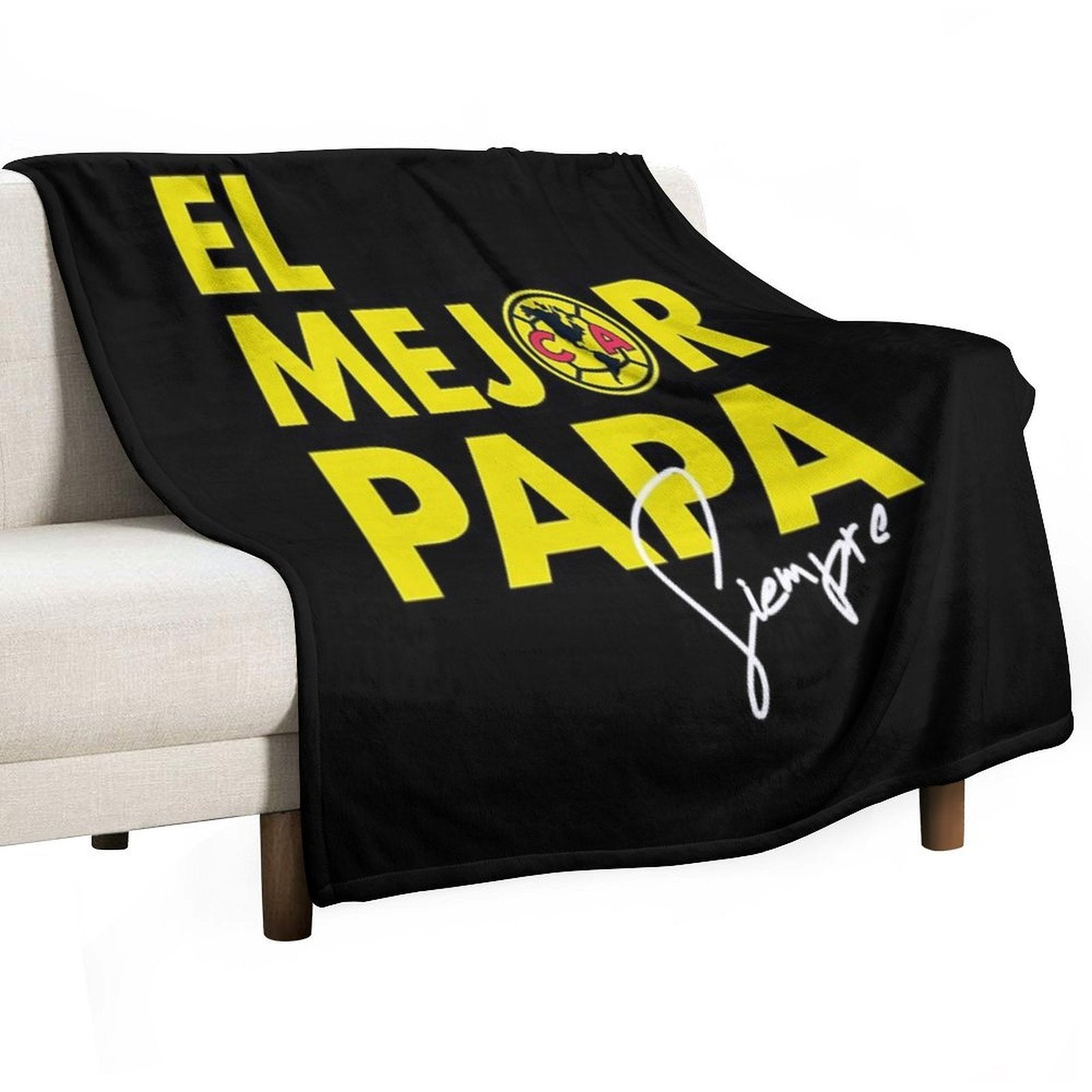 Club America - El Mejor Papa Eco-conscious Throw Blanket