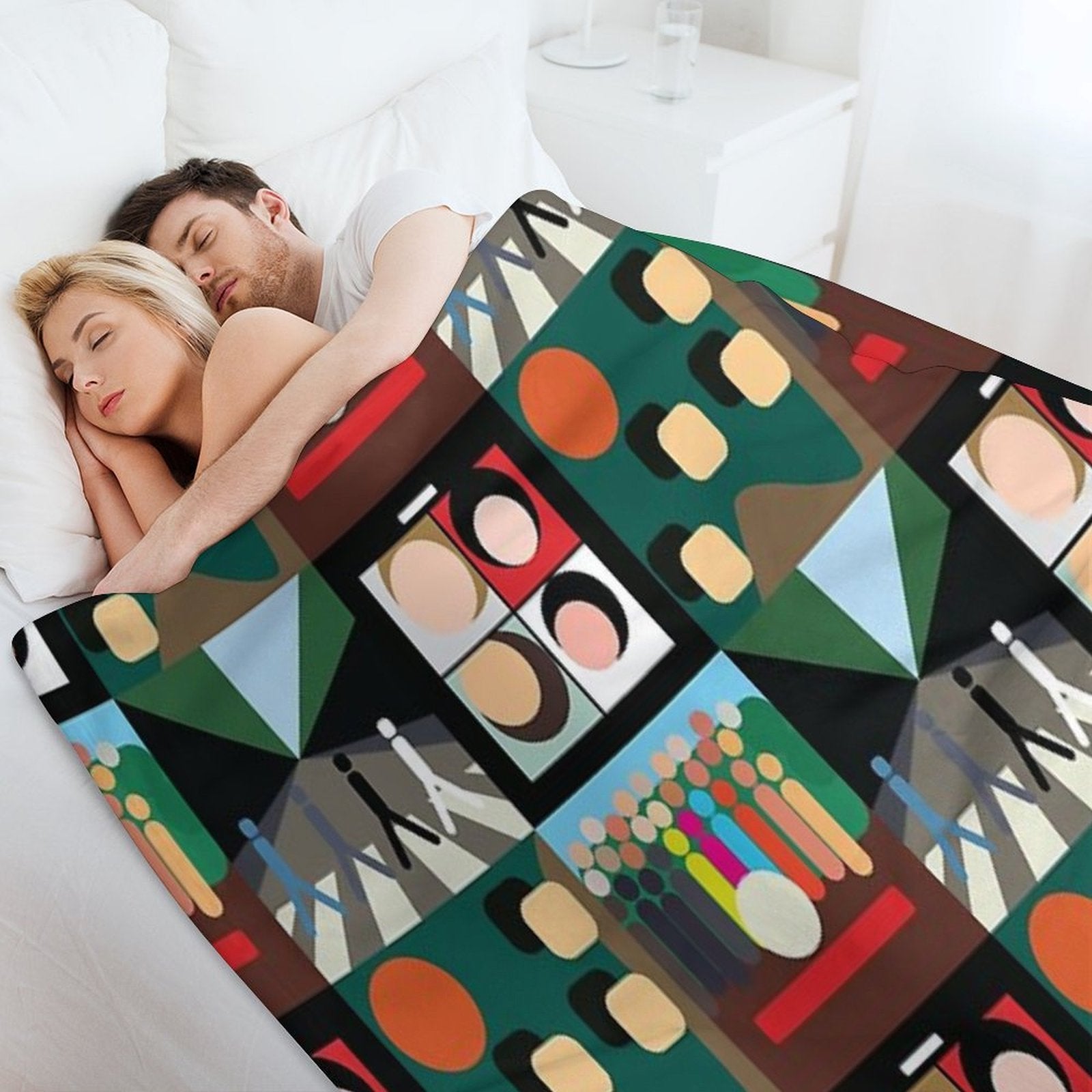 The Beatles Minimal Album Covers Compact Throw Blanket