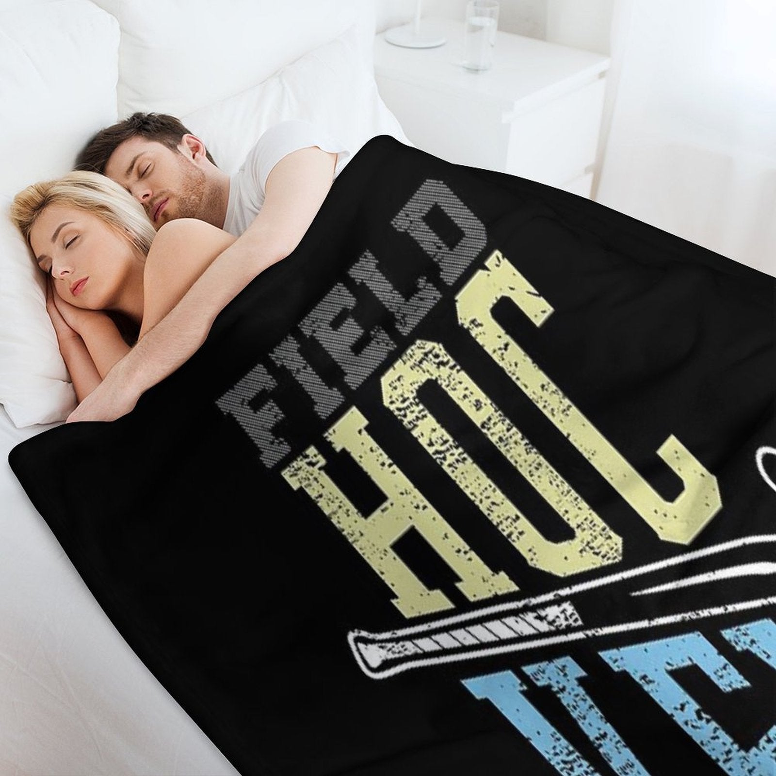 Girls Love Field Hockey Product, Field Hockey Girl Anti-pilling Throw Blanket