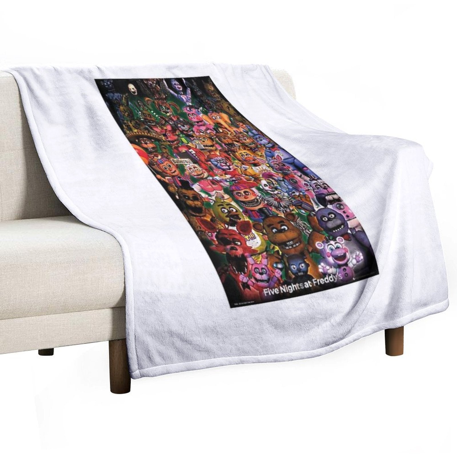 Five Nights At Freddys Velvety-soft Throw Blanket