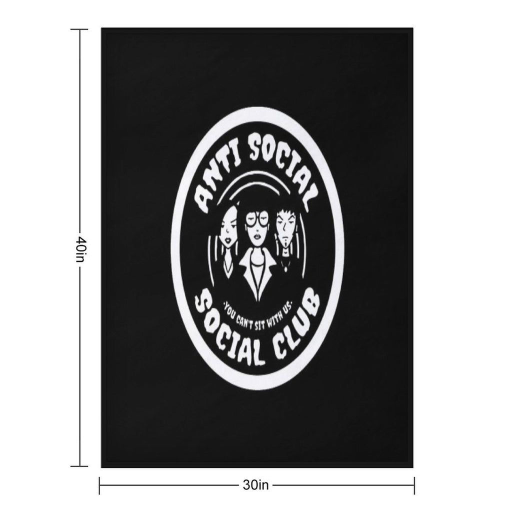 ANTI SOCIAL CLUB Comfort Throw Blanket