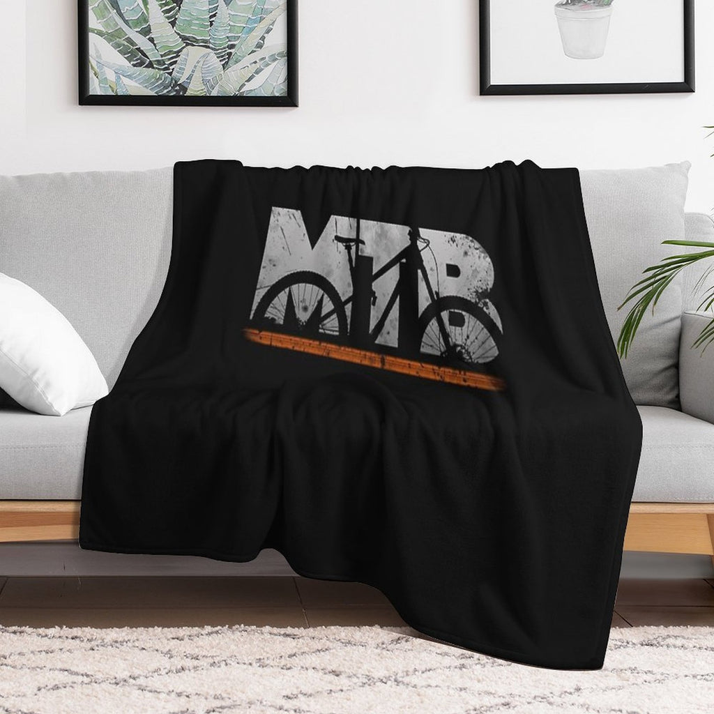Cool MTB Mountain Bike Mountain Bike Downhill Gift Lightweight Throw Blanket