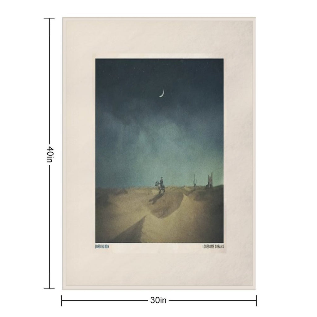 Lonesome Dreams - Lord Huron Wrinkle-free Throw Blanket