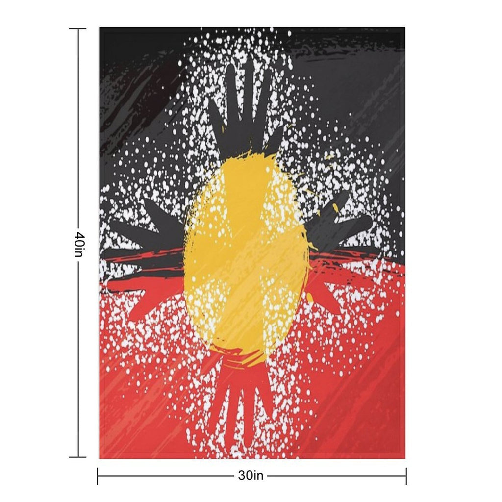 Awesome Aboriginal Art Comfort Throw Blanket