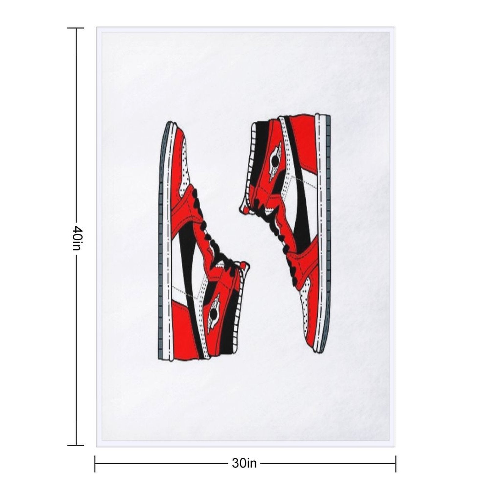 Sneakerhead Lightweight Throw Blanket