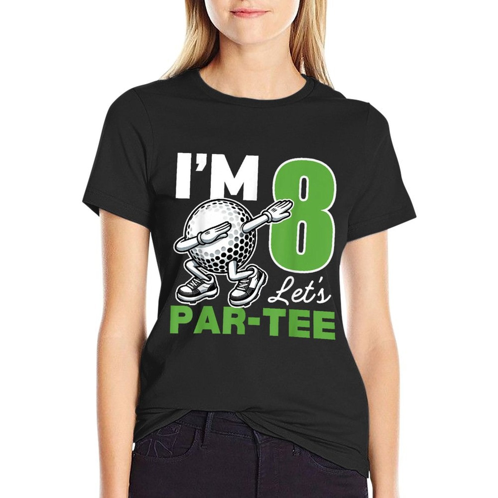 I'm 8 Let's Par 8th Years Old Golf Party Birthday Kids  Classic T-Shirt