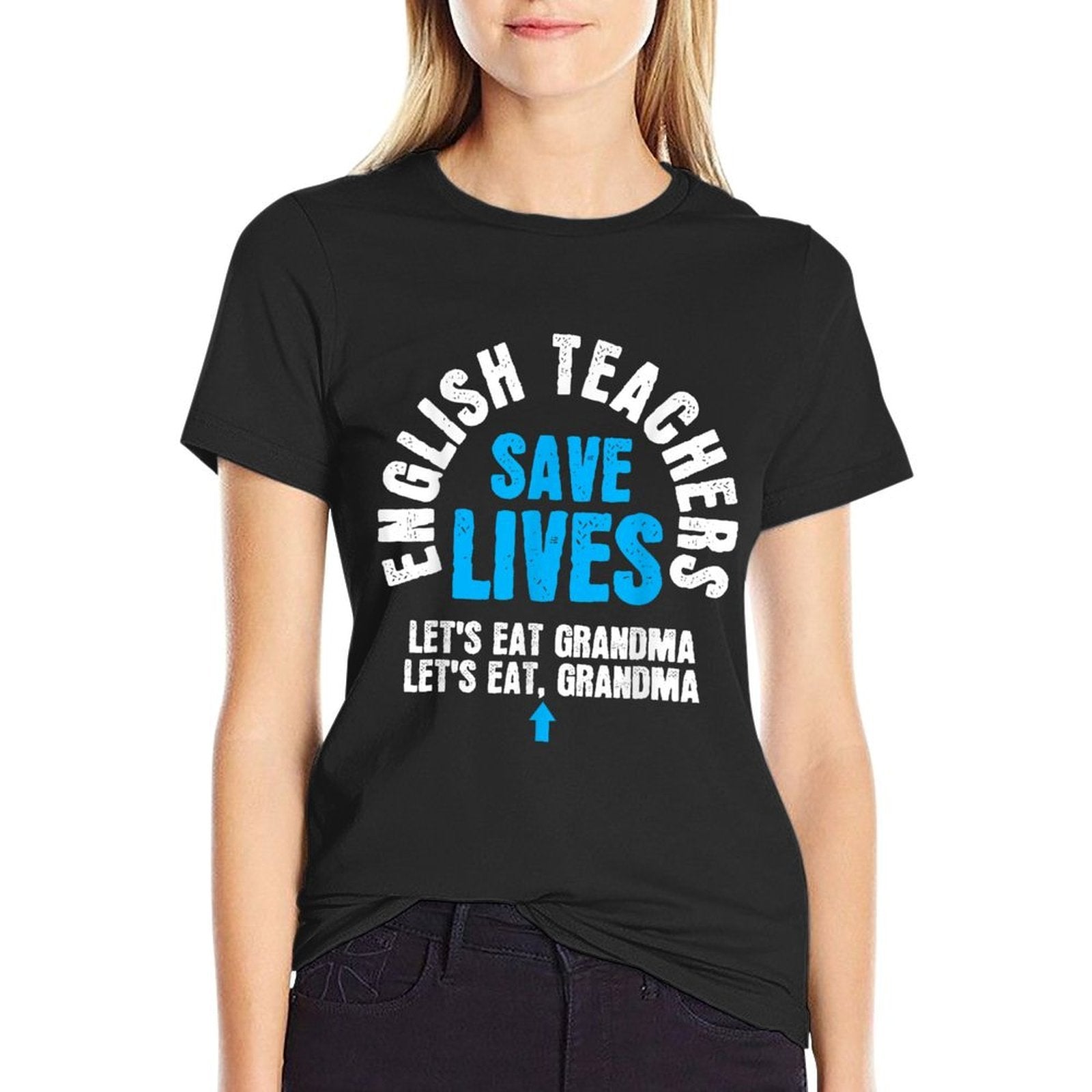 English Teacher Teacher Humor Teacher Student Gift for Men Women Girls Kids  High-quality Stitching T-Shirt