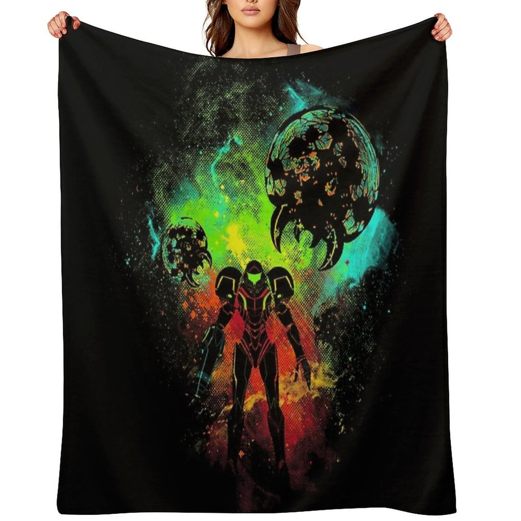 Bounty Hunter of Space Compact Throw Blanket