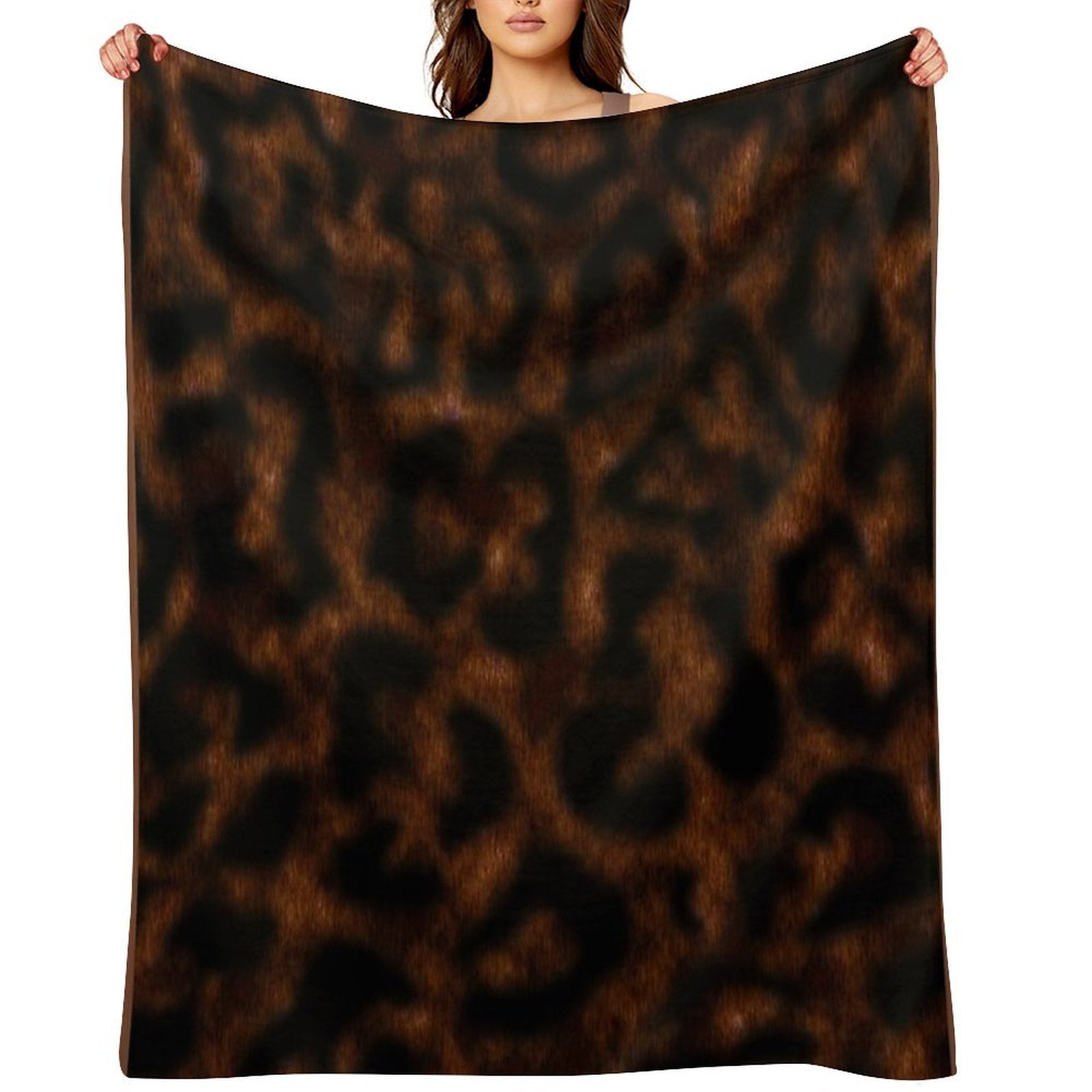 Leopard Print Velvety-soft Throw Blanket