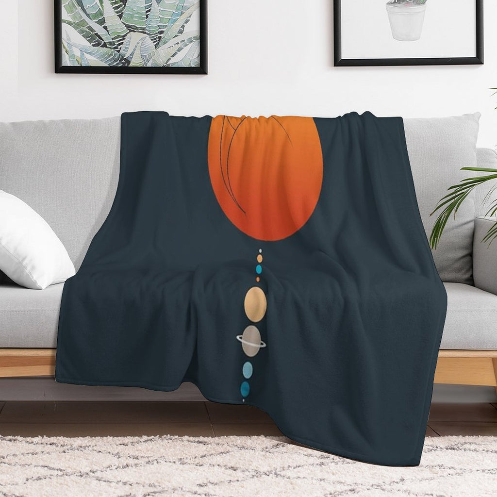 Cat Landscape 66 Easy Care Throw Blanket