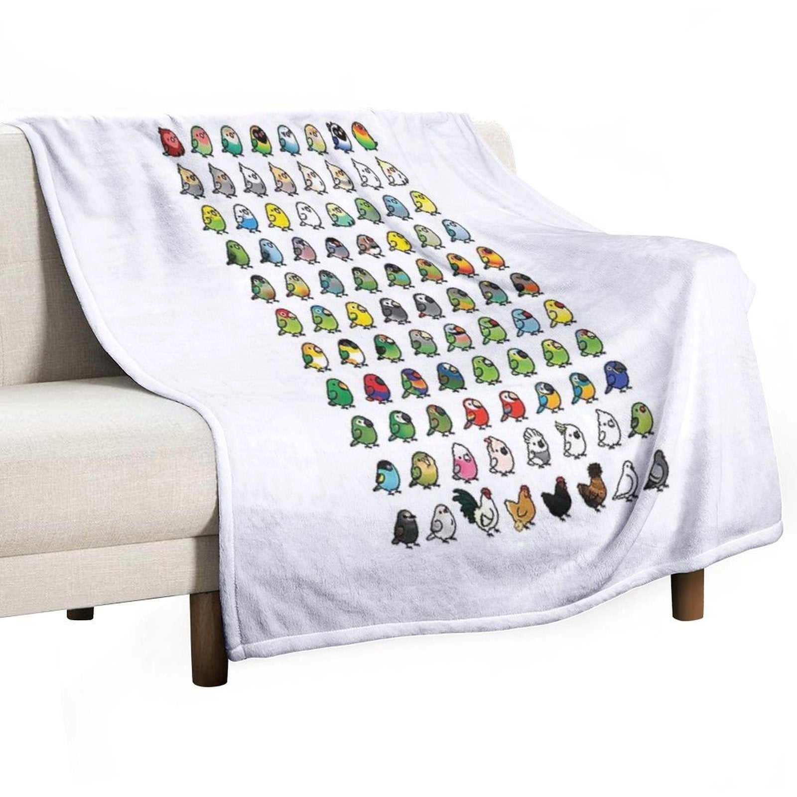 Everybirdy Collection Gift-ready Throw Blanket