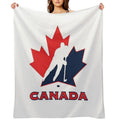 Hockey, Canada Multi-functional Throw Blanket