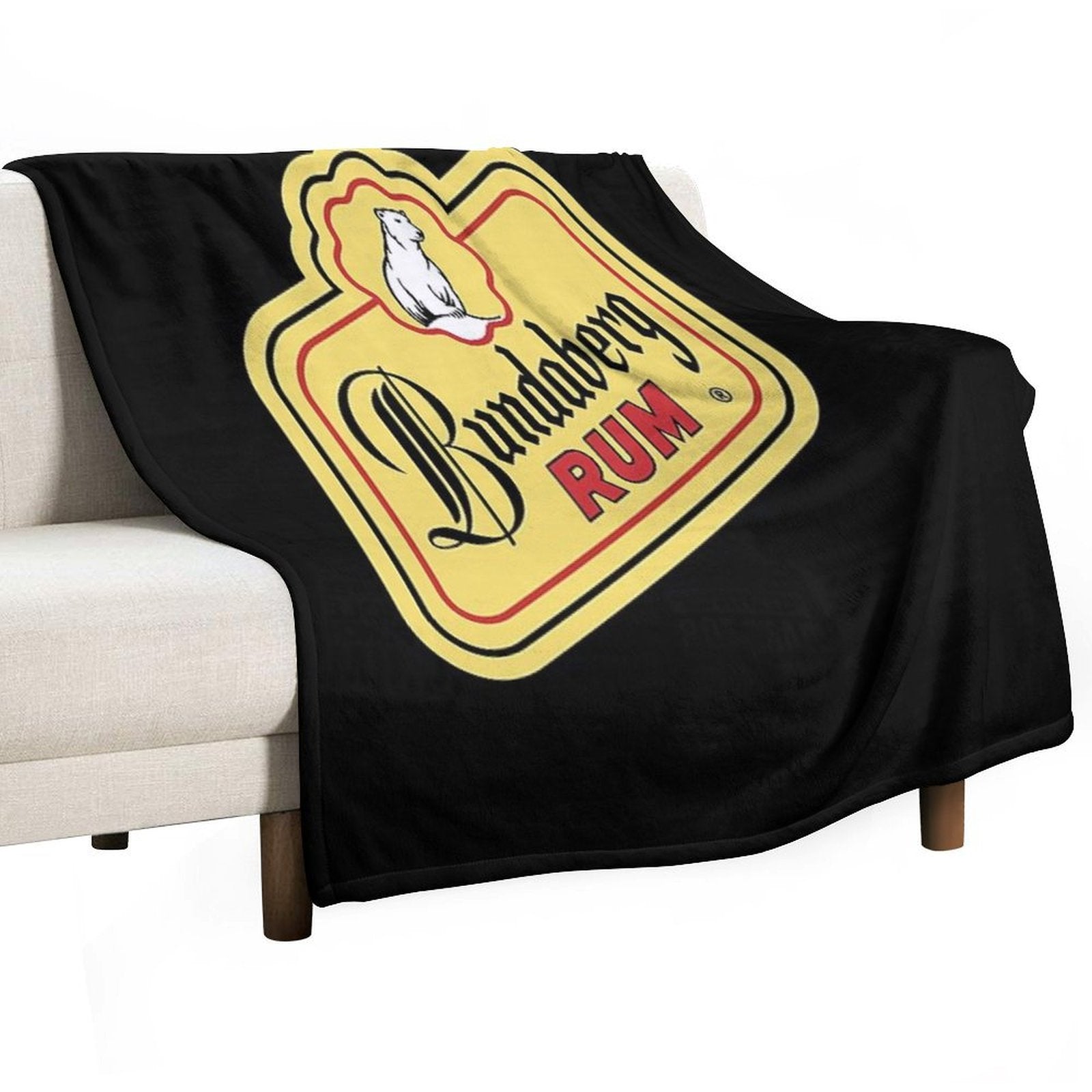 BEST SELLER Bundaberg Rum Logo Merchandise Easy Care Throw Blanket