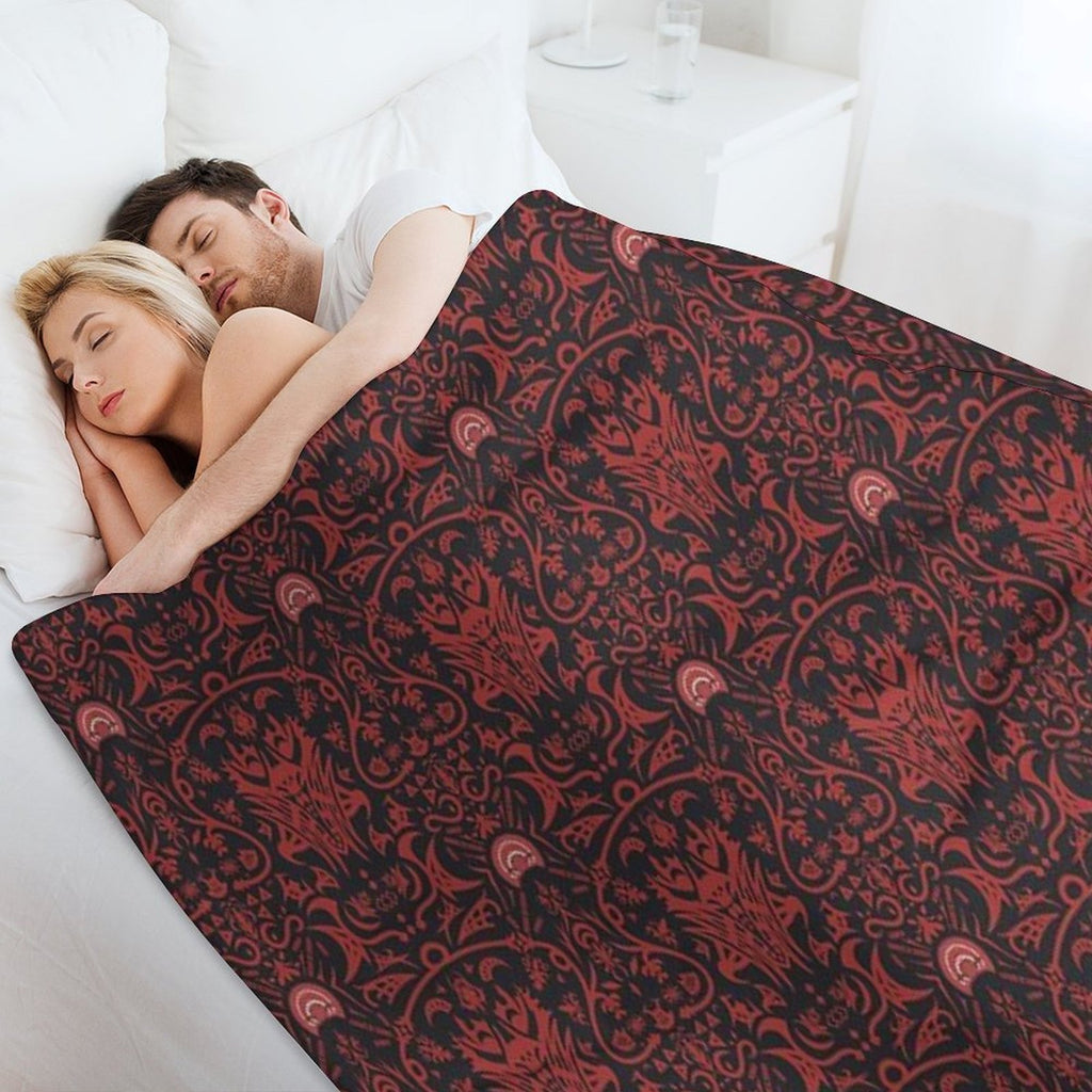 Emet-Selch's Composition Velvety-soft Throw Blanket