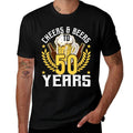 Cheers And Beers To 50 Years, Beer Lover 50th Birthday  Summer-ready Fabric T-Shirt