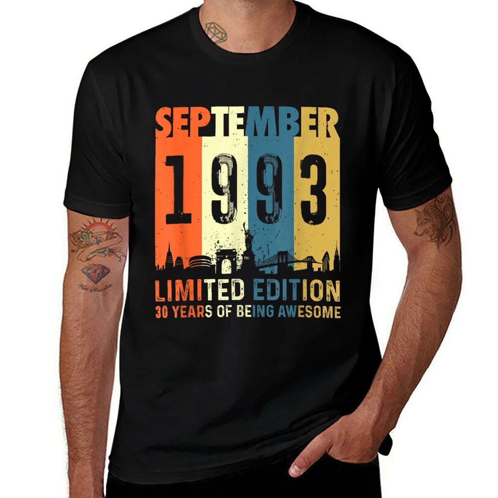 30 Limited Edition, Made in September 1993 30th Birthday  Stretchy T-Shirt