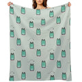 Cute Frogs Multi-functional Throw Blanket