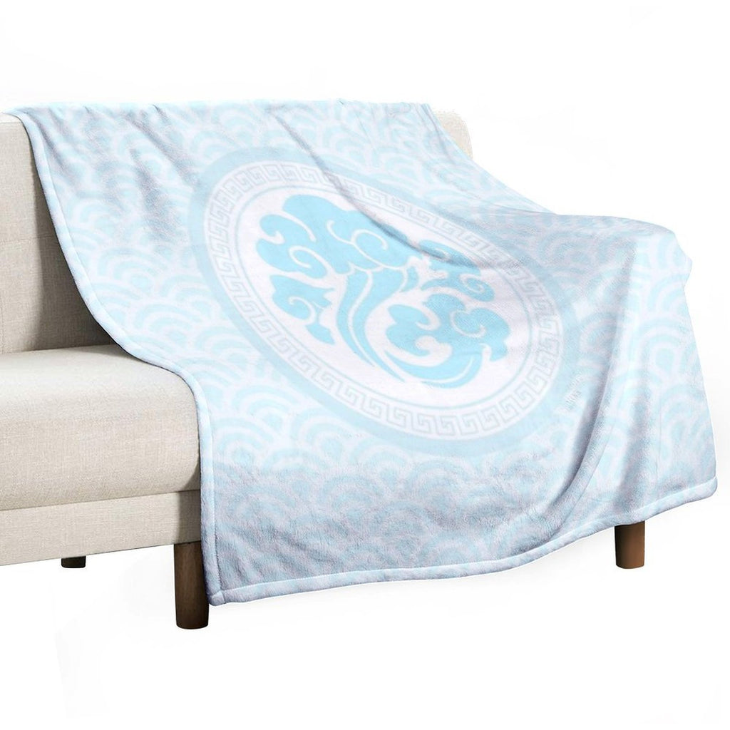 Gusu Lan Logo All-season Throw Blanket