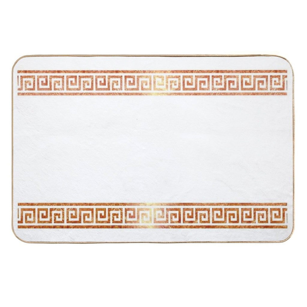 Greek Geometric Pattern  Multi-Purpose Bath Mat
