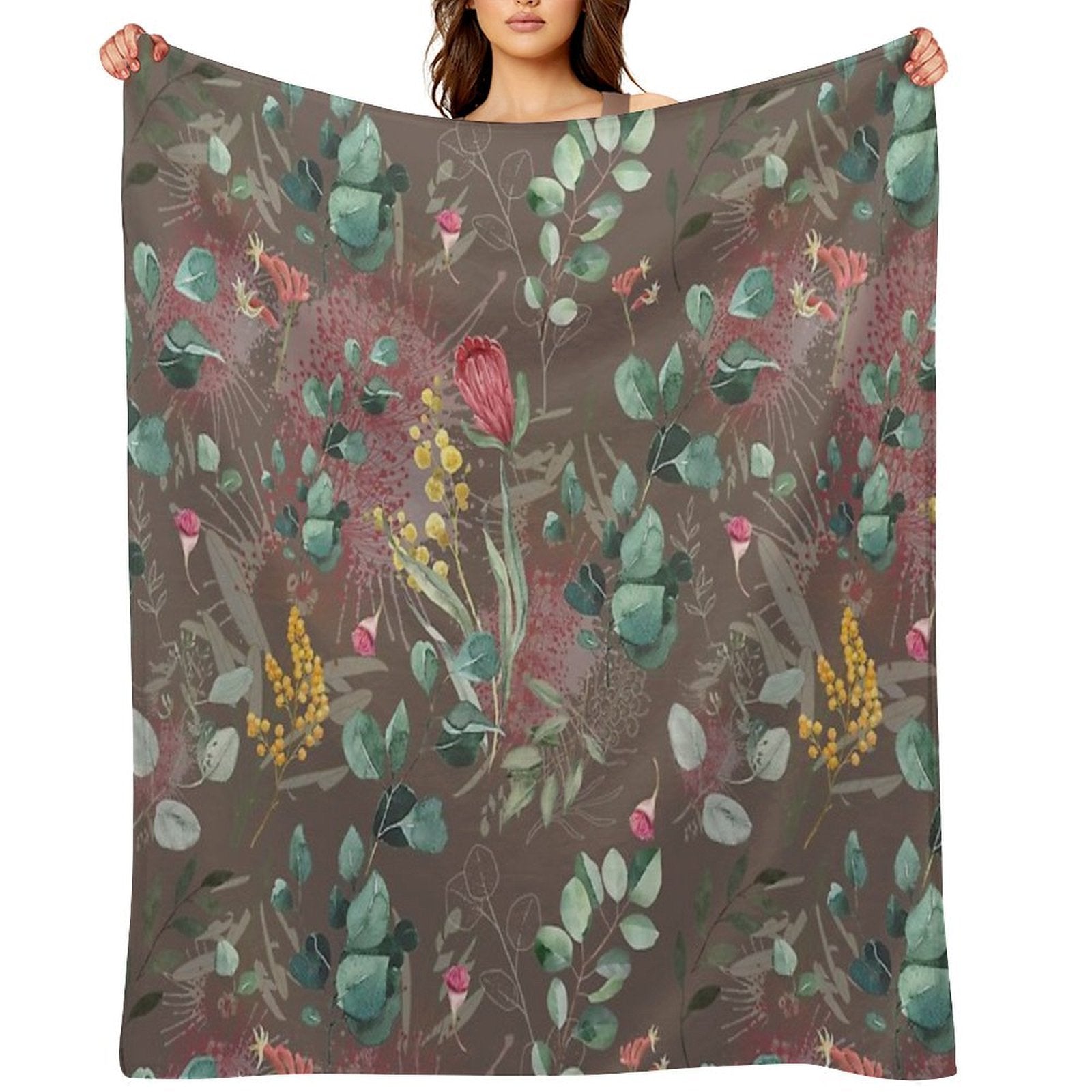 Australian Botanical Easy Care Throw Blanket