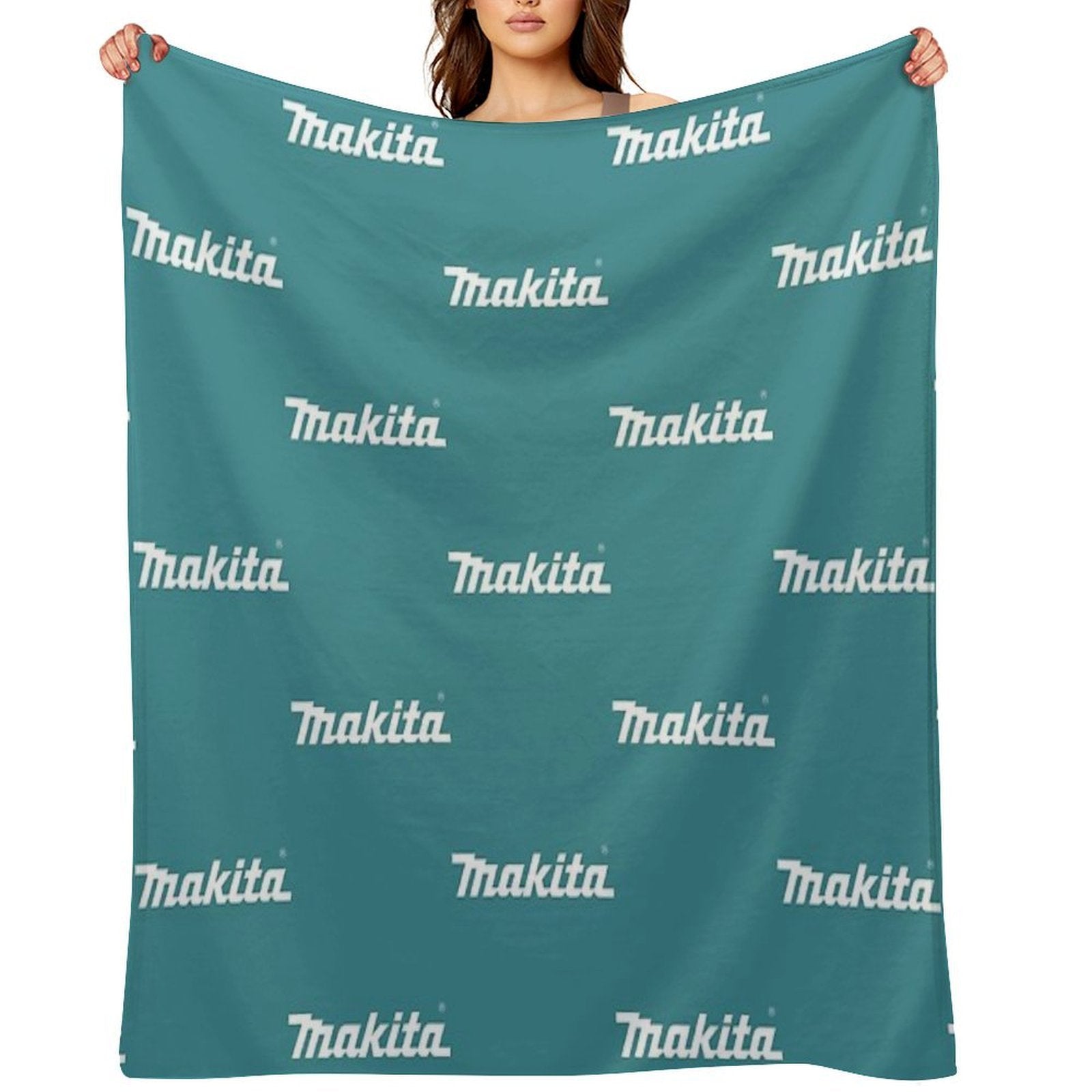 BEST SELLER - Makita Logo Premium Throw Blanket