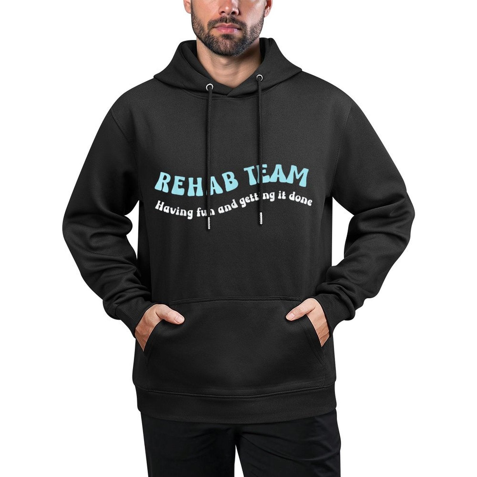 Rehab Teams Matching Physical Therapy Having Fun And Adjustable Hood Hoodie