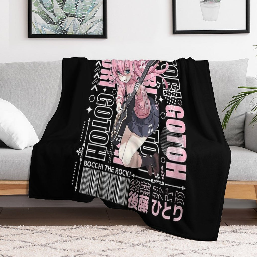 Bocchi The Rock Durable Throw Blanket
