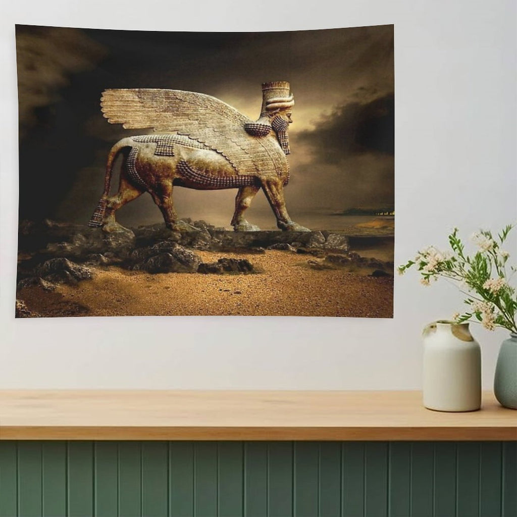 ASSYRIAN LAMASSU CLASSIC Tapestry