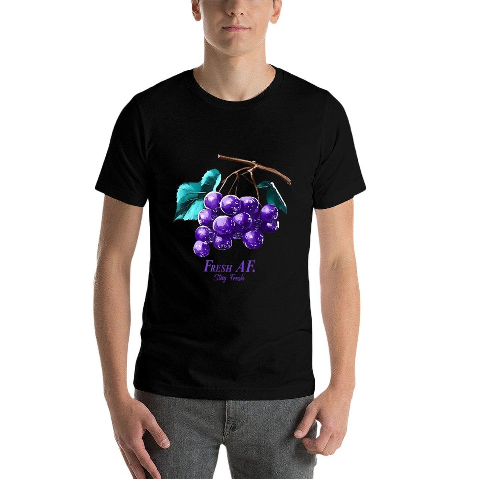 Fresh Grape Grape 5s Matching For Men Women  Tagless Design T-Shirt