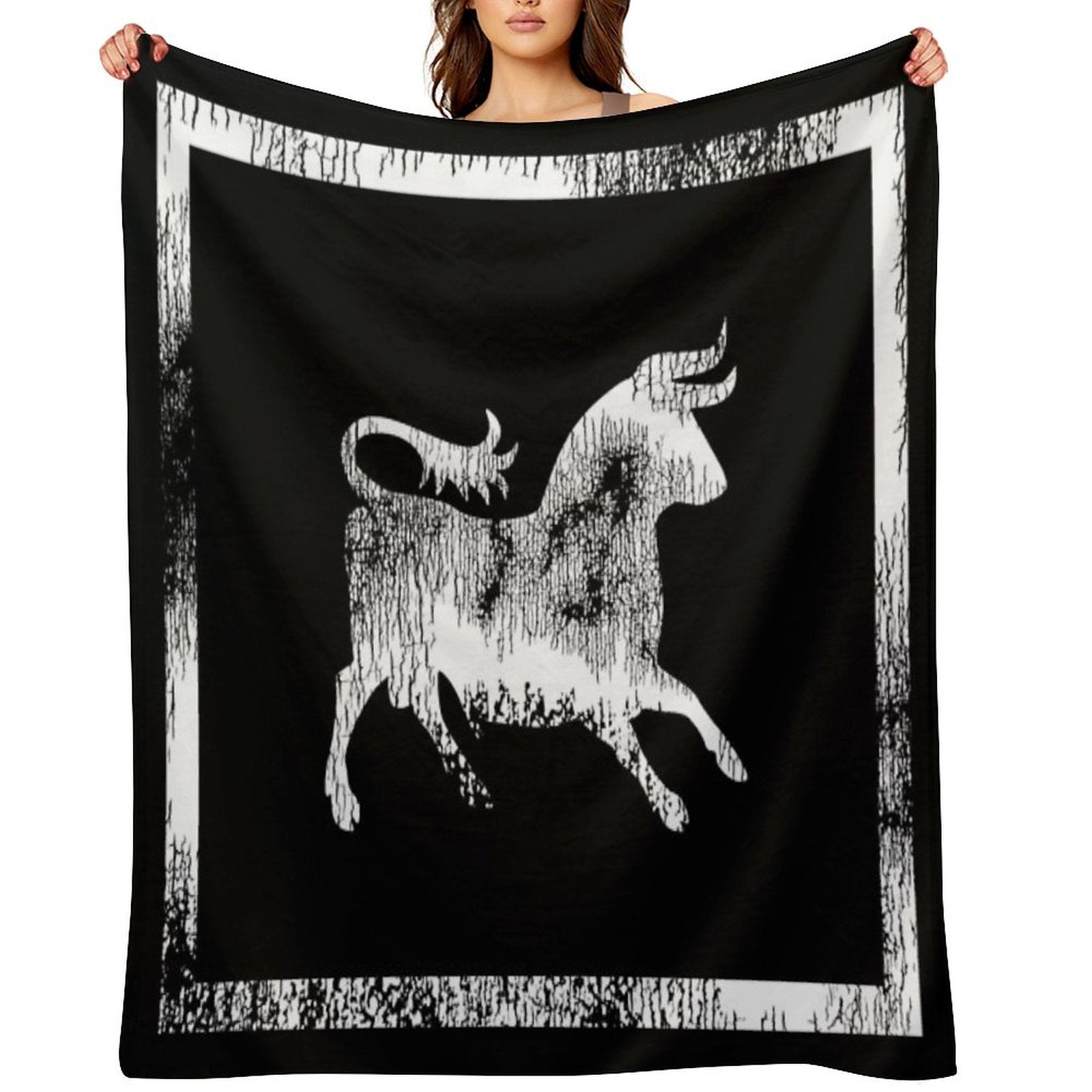 Caesar's Legion Logo (WornWhite) Multi-functional Throw Blanket