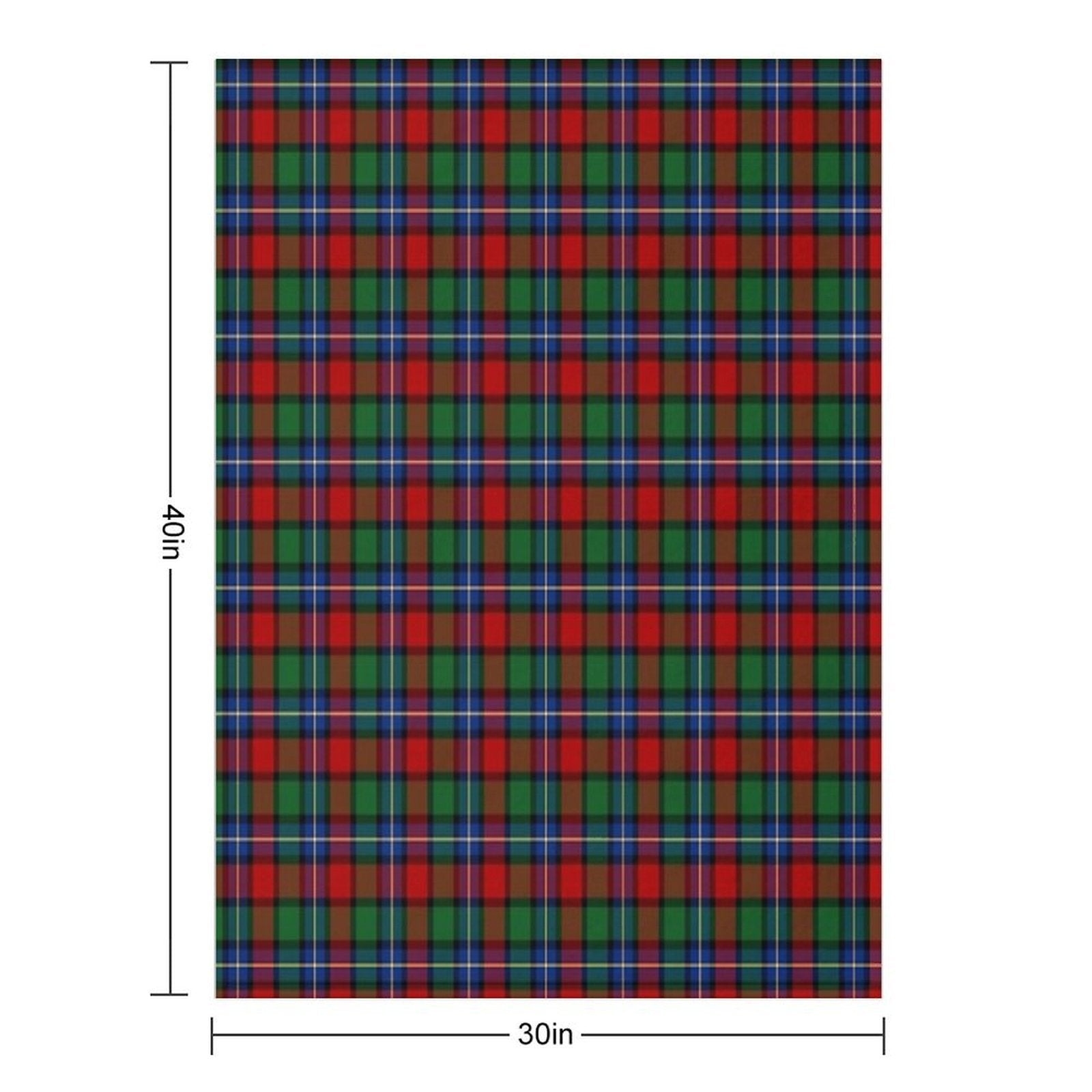 Clan Kilgour Tartan Compact Throw Blanket