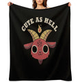 Cute As Hell Travel-friendly Throw Blanket