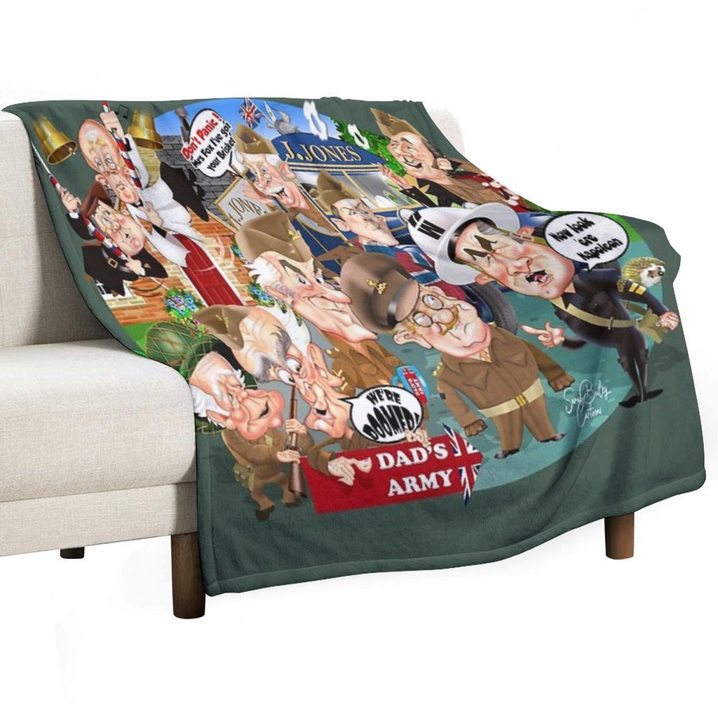 Dads Army Collective Shrink-resistant Throw Blanket