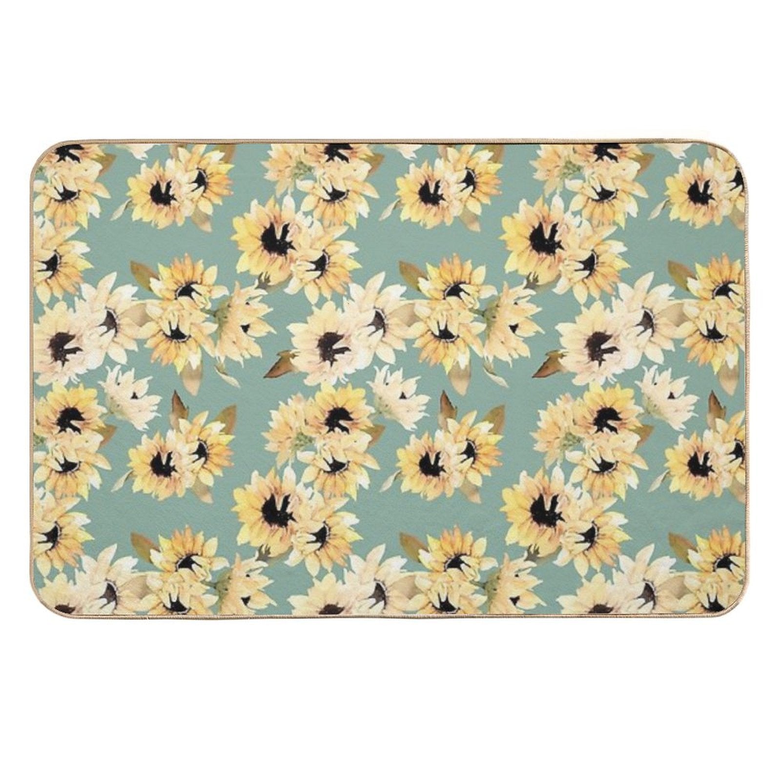 Blossom Sunflowers  Absorbent Bath Mat
