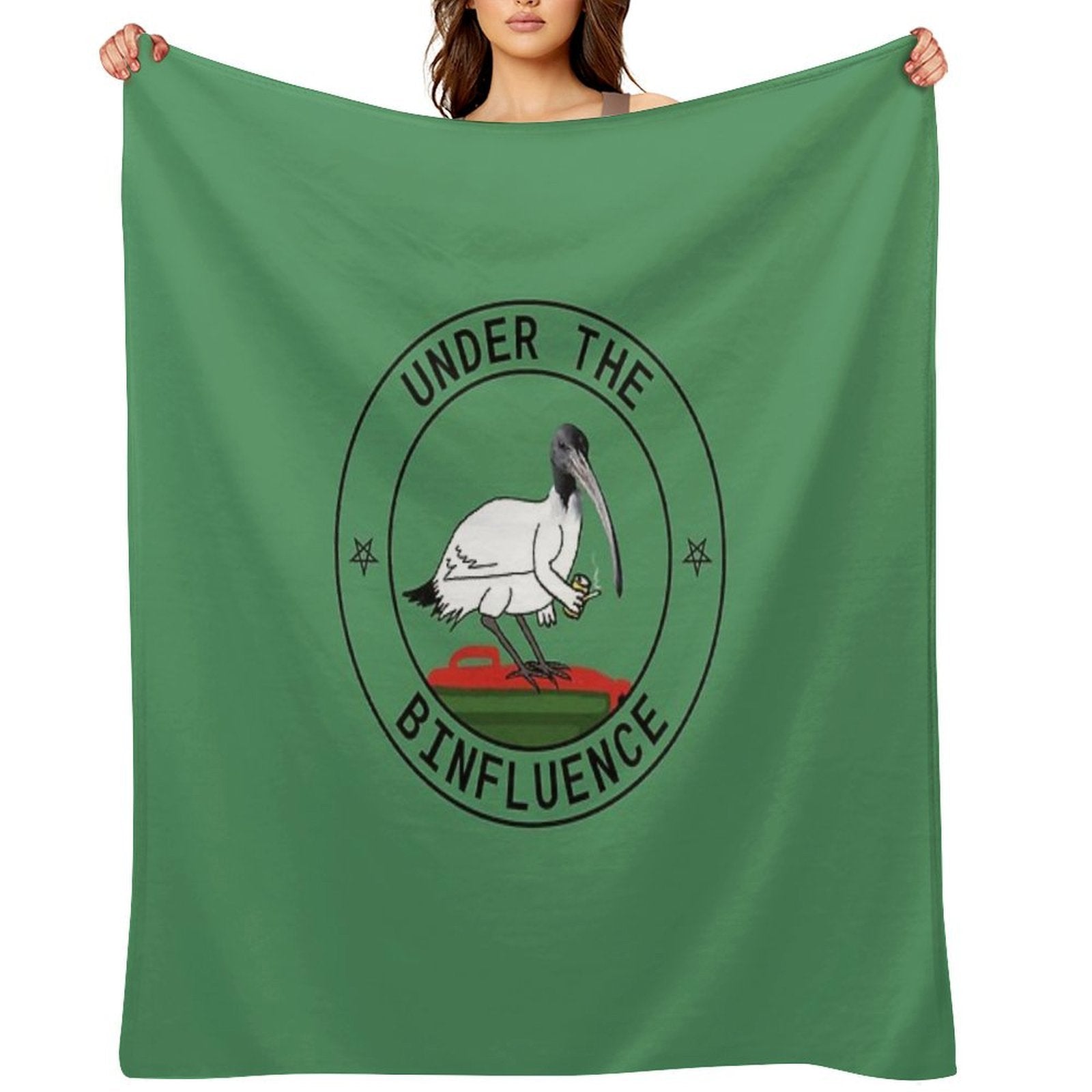 Under The Binfluence Eco-conscious Throw Blanket
