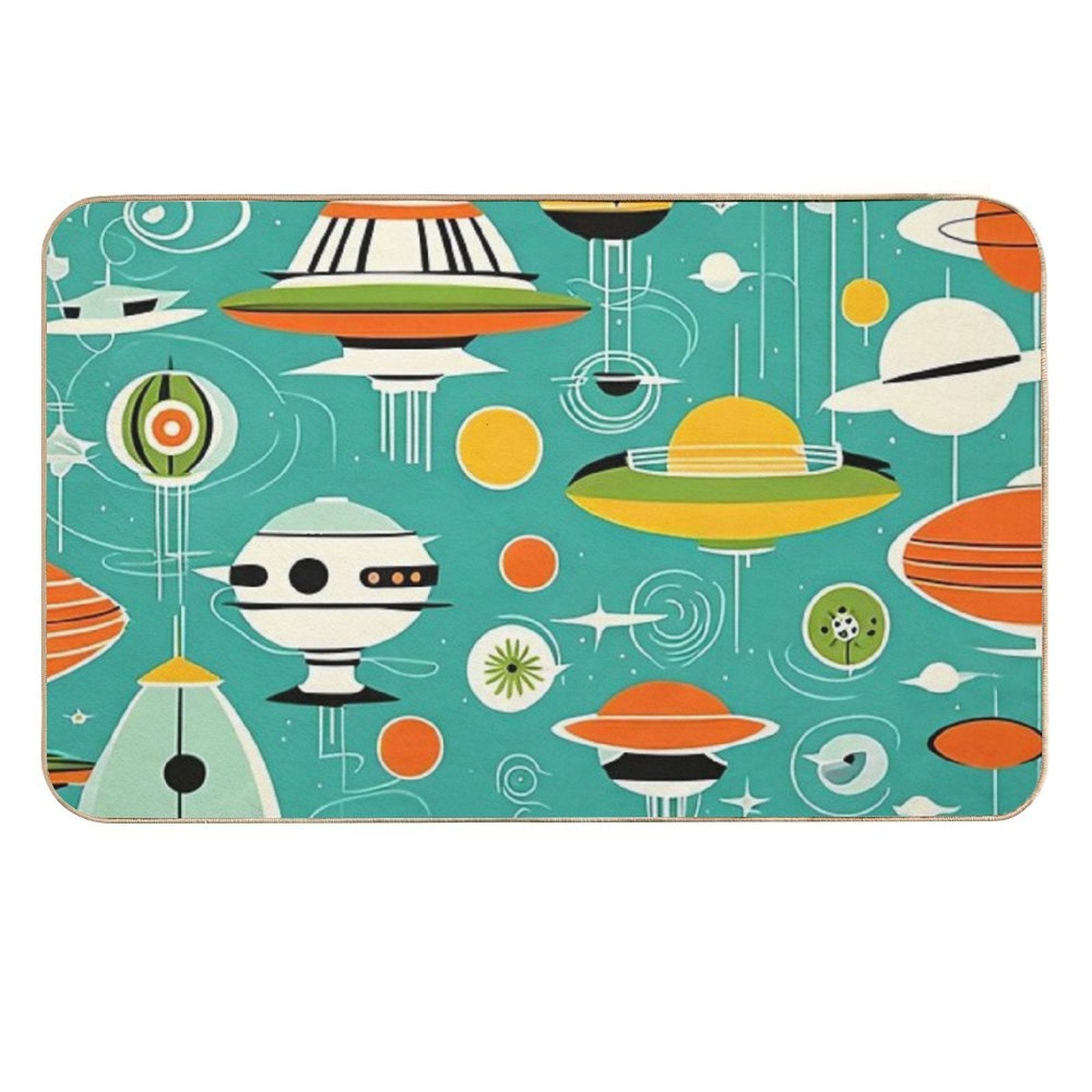 Atomic Bombs  Eco-Friendly Bath Mat