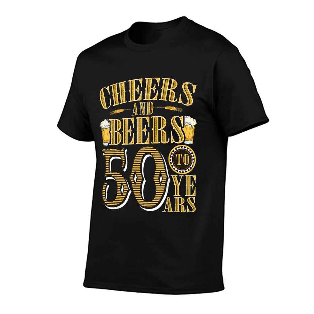 Cheers &amp; Beers to My 50 Years Funny 50th Birthday  Moisture-wicking T-Shirt
