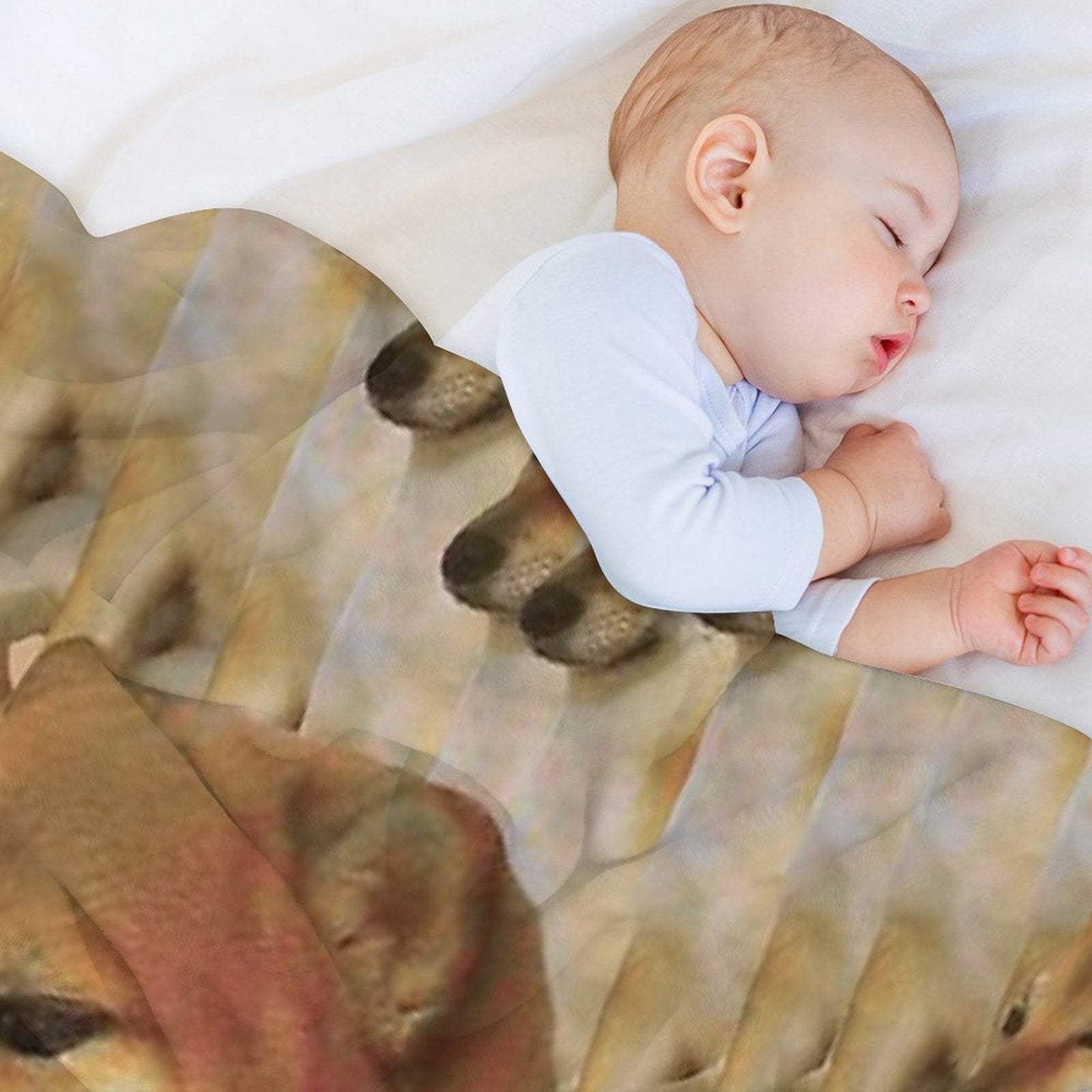 Cheems Galore Plush Throw Blanket