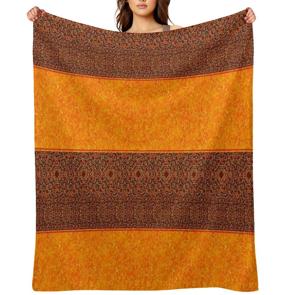 AbstractGeometrical Pattern Nº104 Shrink-resistant Throw Blanket